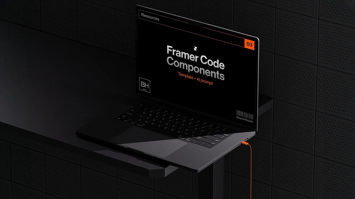 Framer Code Component Template Framer Resource Bachoff Studio • Web Design and Development • Framer Templates, Components and Code