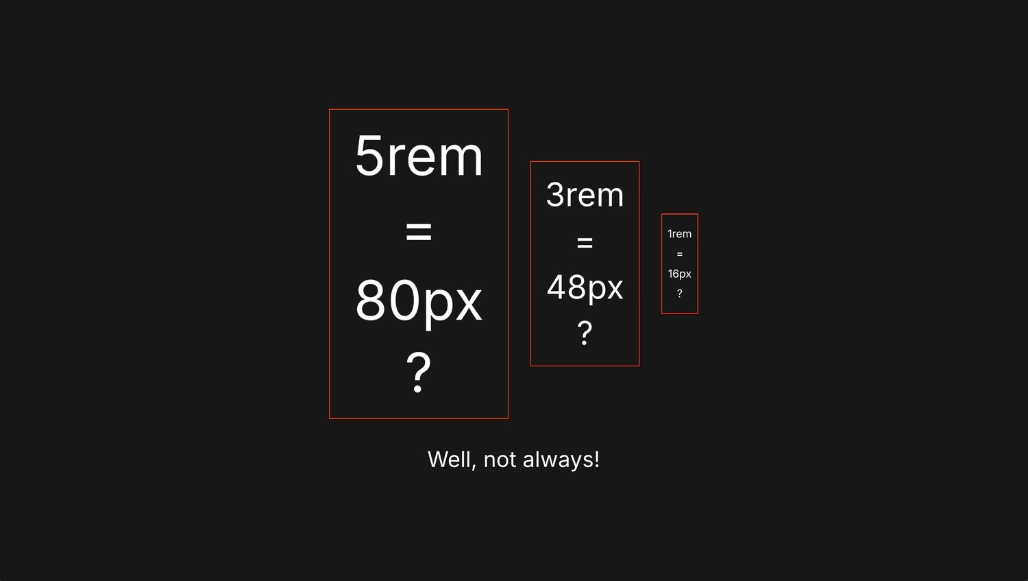 Rem in Framer 16